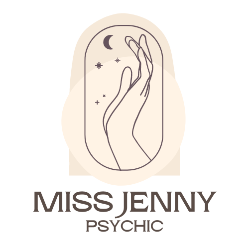 The logo for miss jenny psychic